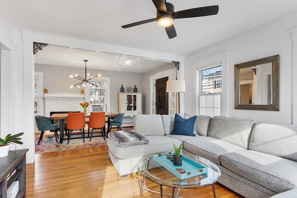 102 Centre Street Danvers, MA 01923 - Photo 2 of 36 a living room with furniture and a large window