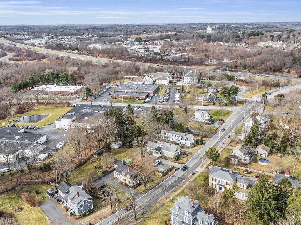 102 Centre Street Danvers, MA 01923 - Photo 32 of 36 an aerial view of residential building and lake view