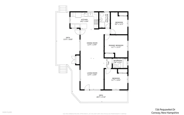 $699,000 | 726 Pequawket Drive, Conway, NH 03818