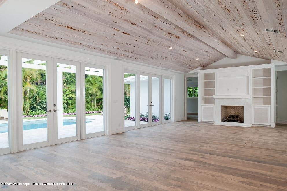 211 Kenlyn Road Palm Beach, FL 33480 - Photo 3 of 11 Living Room with Fireplace