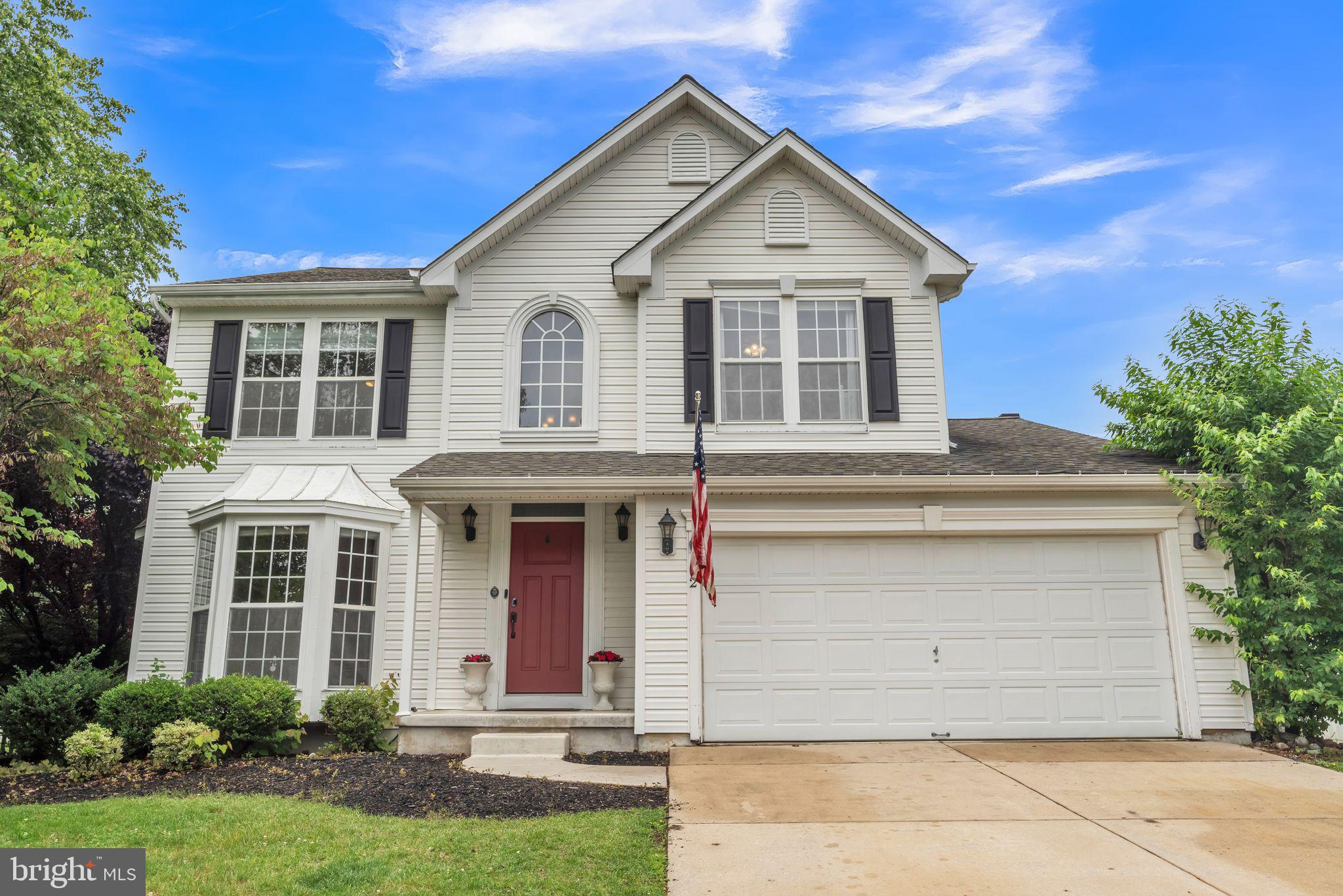 front view of house with a yard