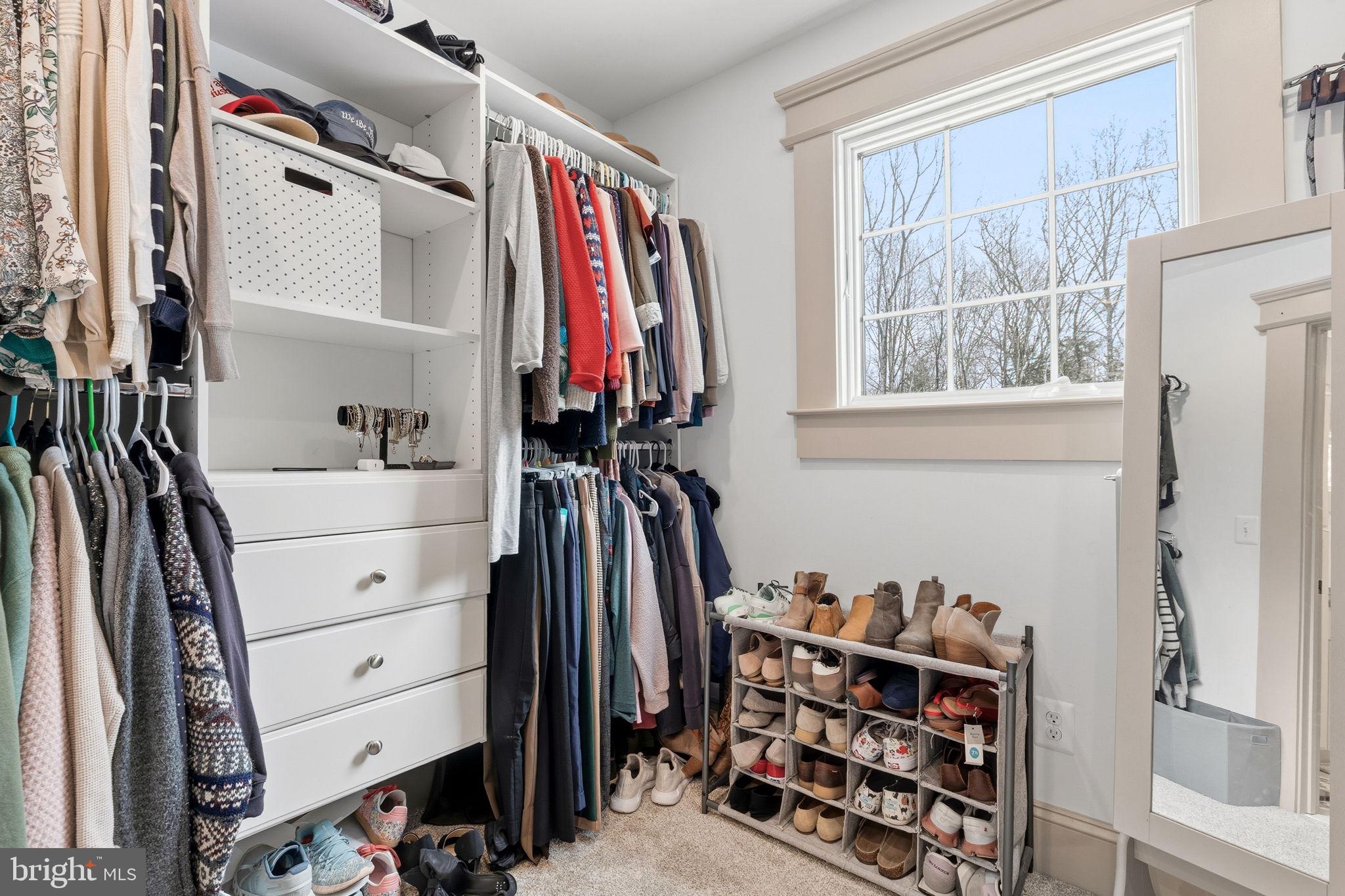 86 Hinsons Ford Road Amissville, VA 20106 - Photo 34 of 64 a view of walk in closet with clothes and shoes