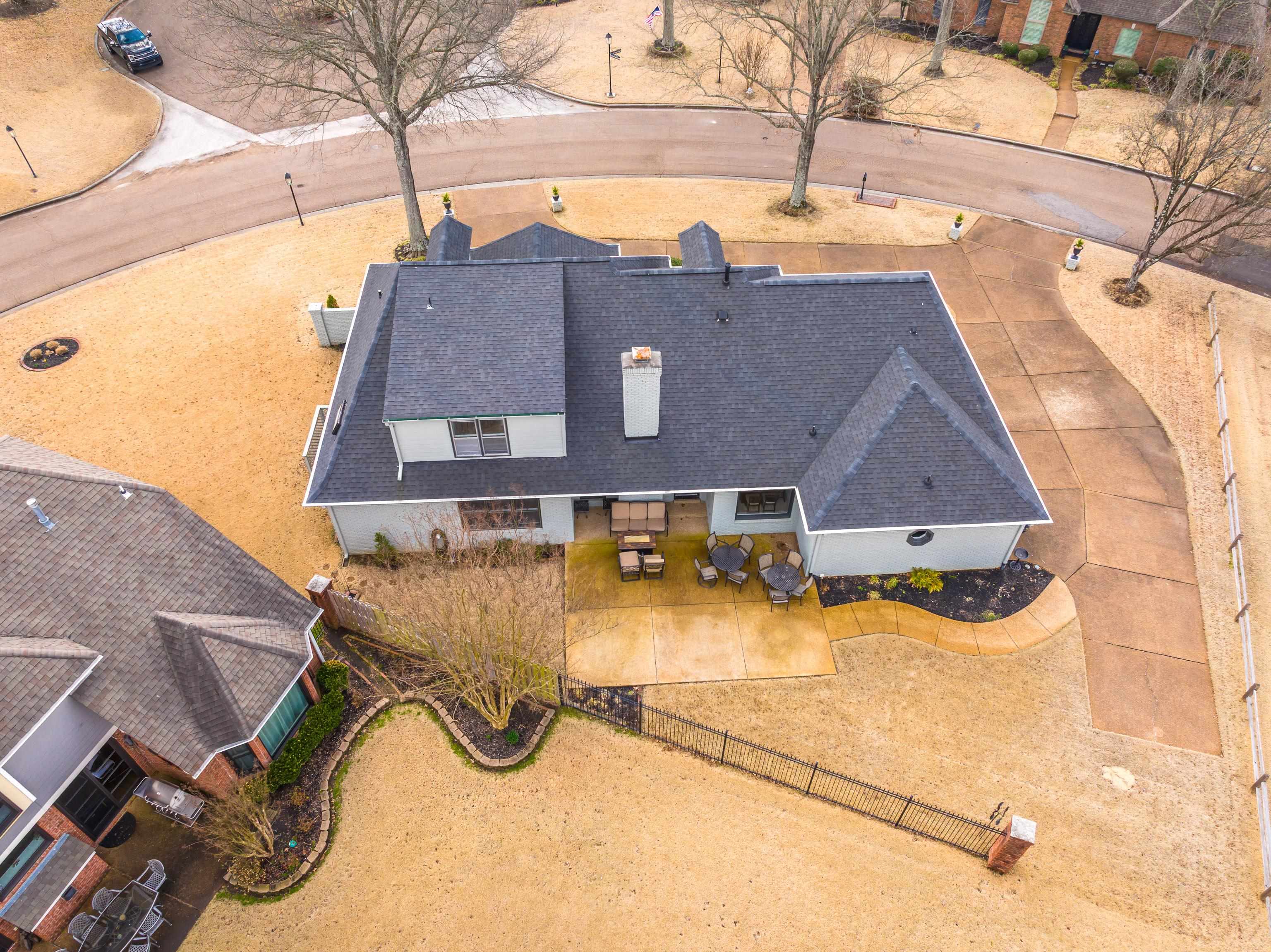 10281 Peyton Path Cove Collierville, TN 38017 - Photo 39 of 40 an aerial view of a house with swimming pool