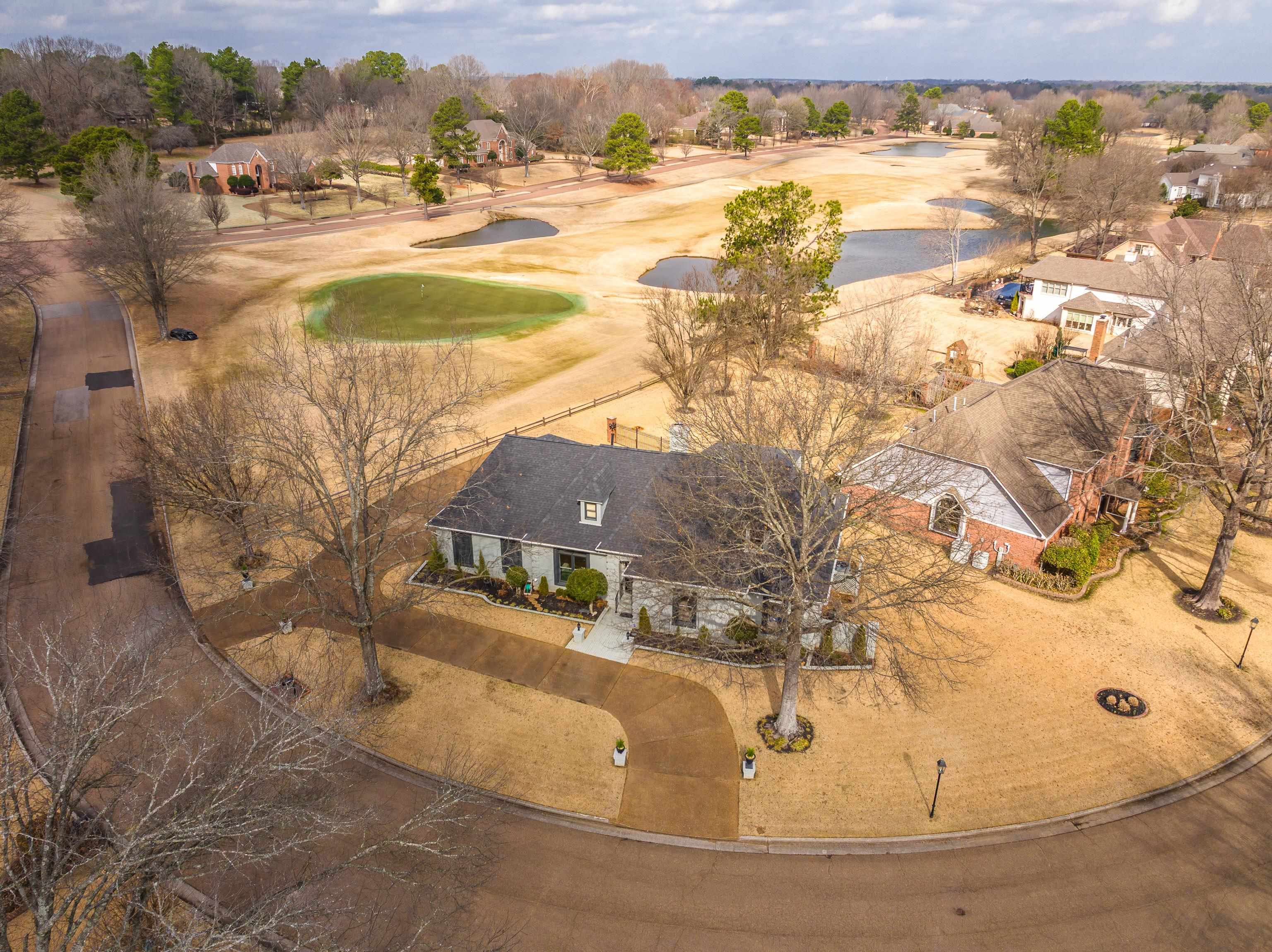 10281 Peyton Path Cove Collierville, TN 38017 - Photo 40 of 40 Drone / aerial view of a golf club