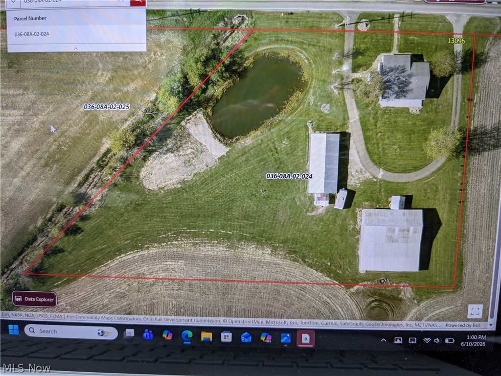 13096 Smith Road Wellington, OH 44090 - Photo 24 of 24 Property Parcel Map. Displaying the property boundaries