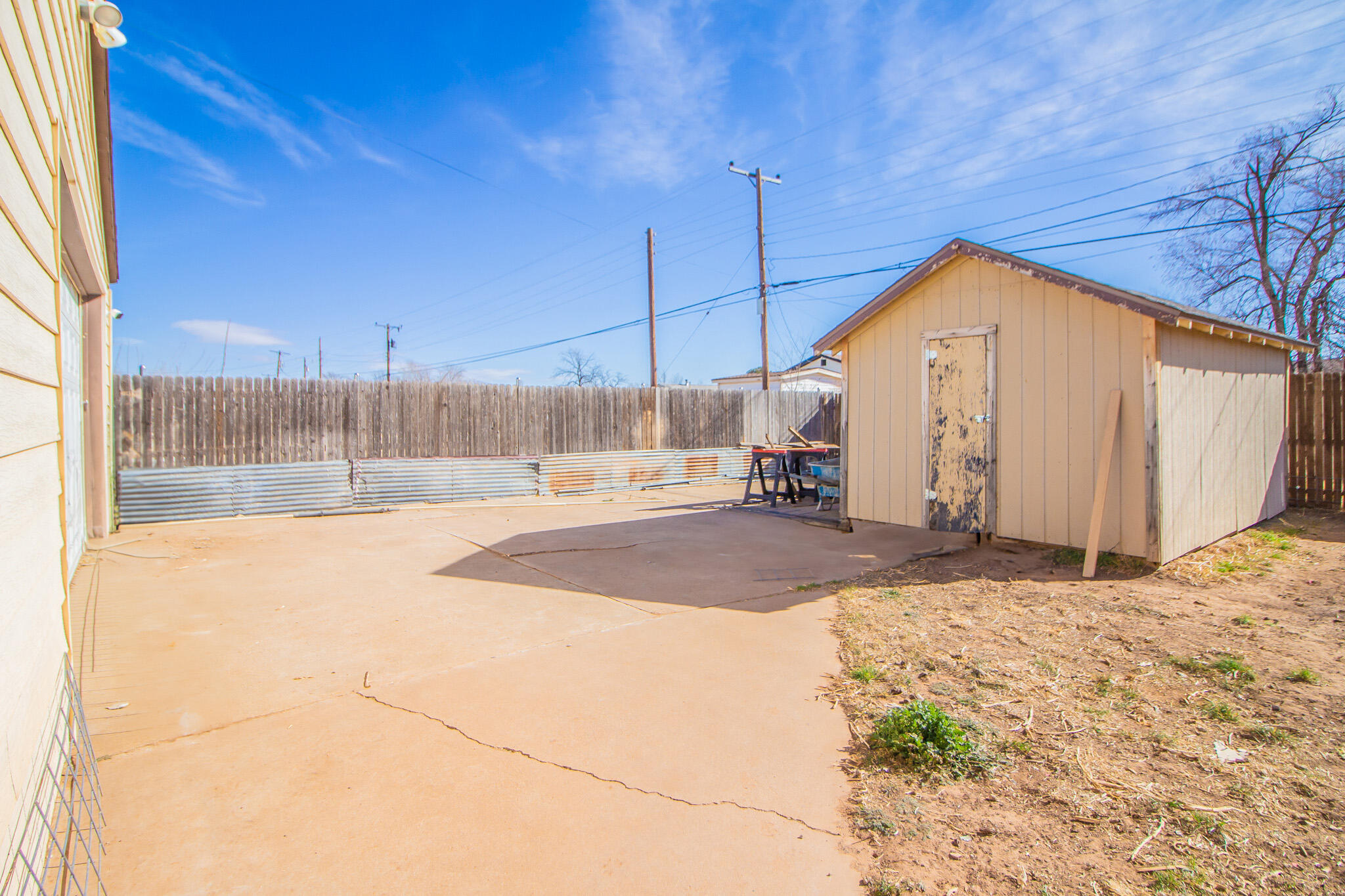 6403 23rd Street Lubbock, TX 79407 - Photo 28 of 29 a view of a backyard of a house