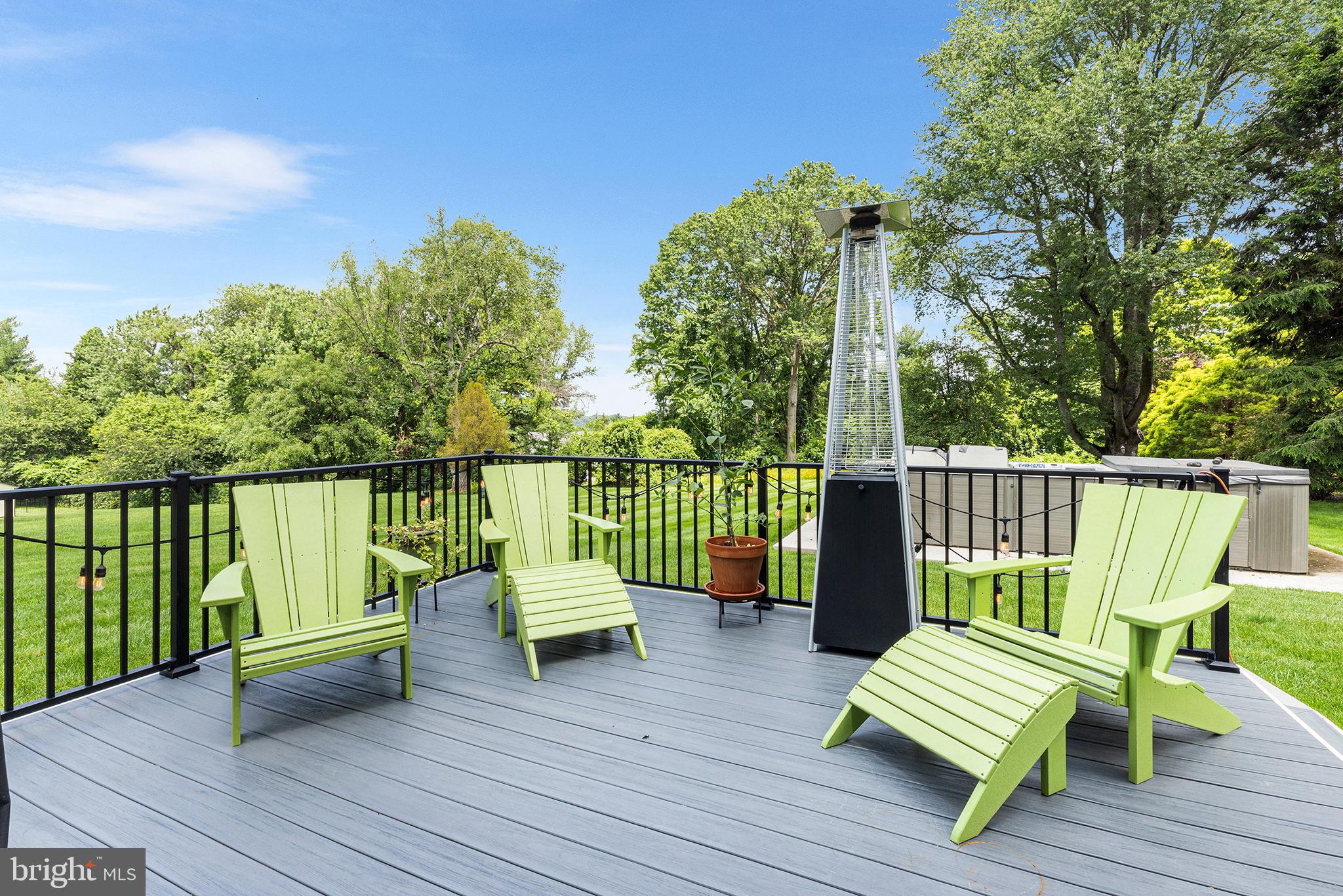 1407 Hagys Ford Road Penn Valley, PA 19072 - Photo 46 of 51 a view of deck with chairs and wooden floor