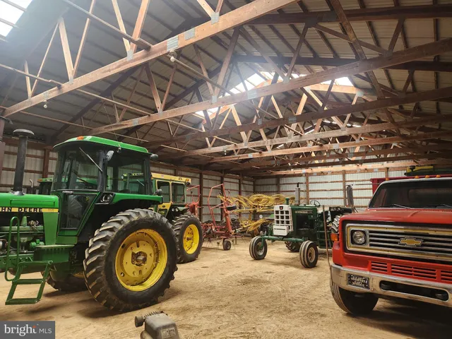 a view of a park with a slide