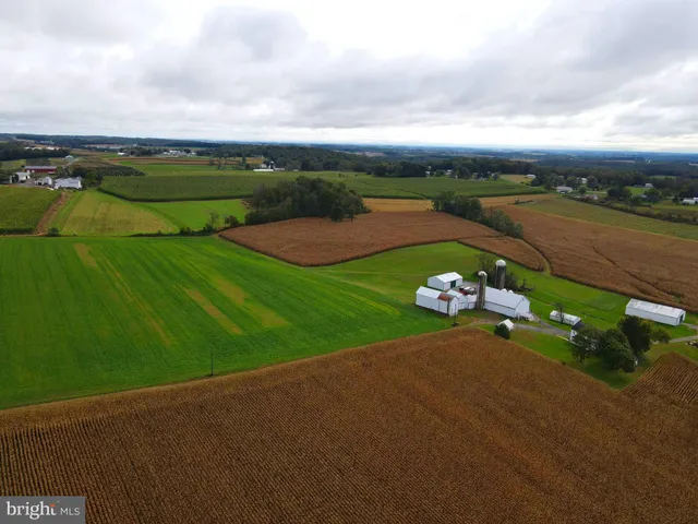 a view of a lake with a big yard