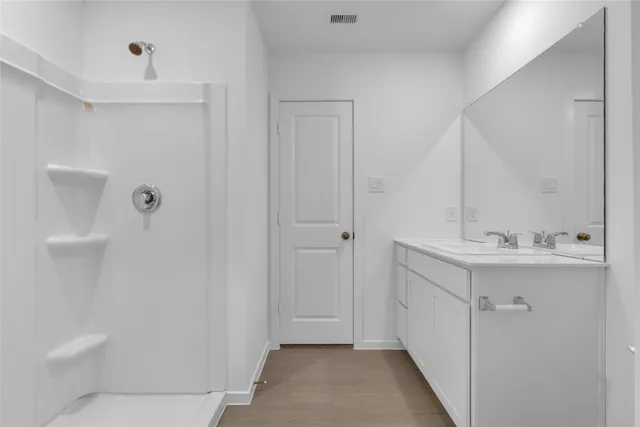 a view of hallway with stairs