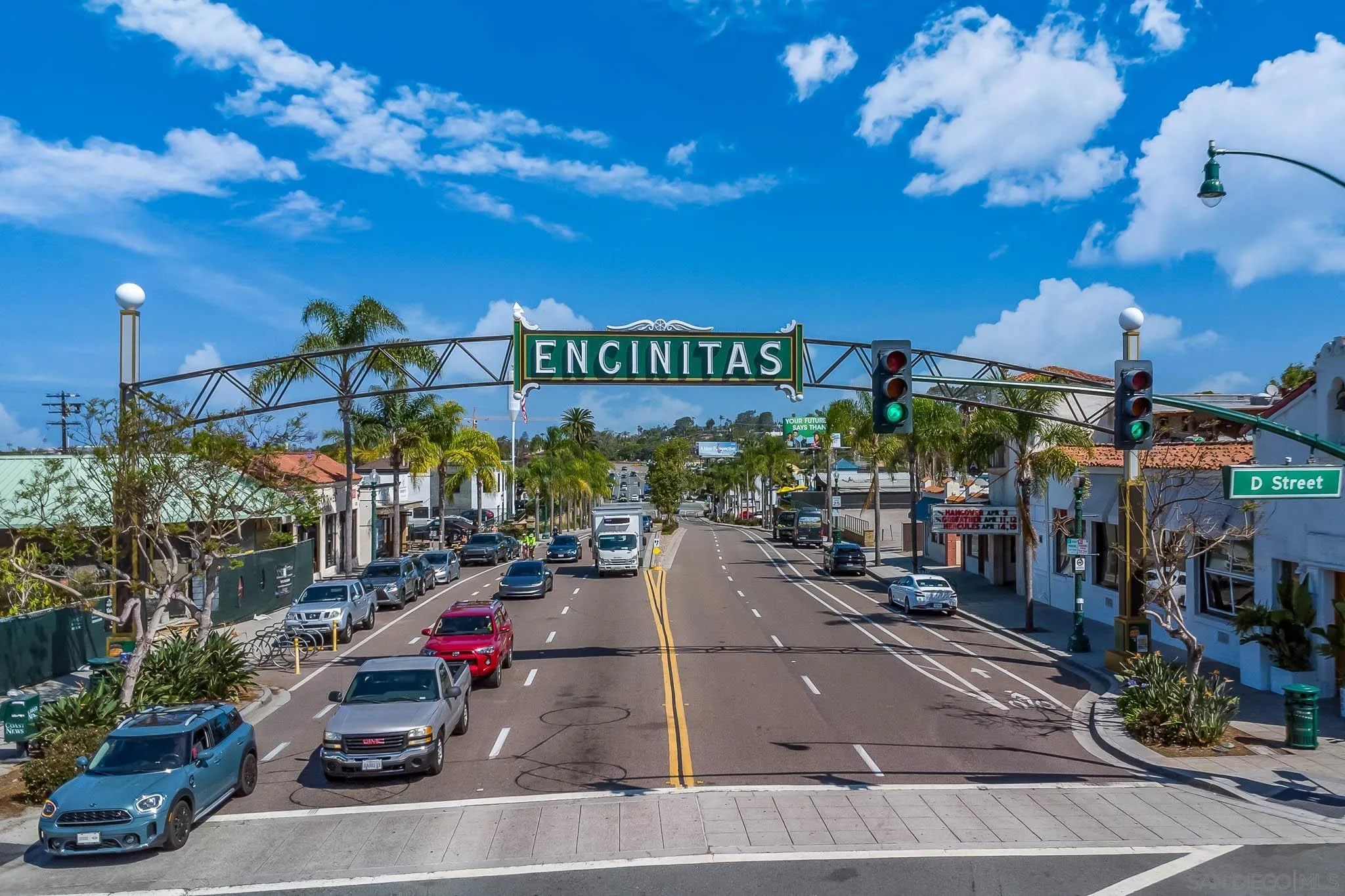 97 North Vulcan Avenue, Unit 3 Encinitas, CA 92024 - Photo 19 of 19 a view of a street with lots of potted plants