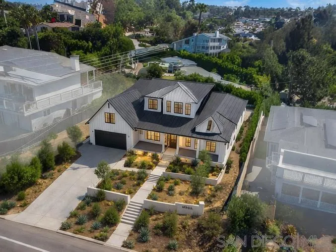 97 North Vulcan Avenue, Unit 3 Encinitas, CA 92024 - Photo 3 of 19 an aerial view of a house with a big yard