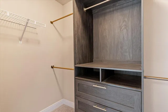 a view of walk in closet