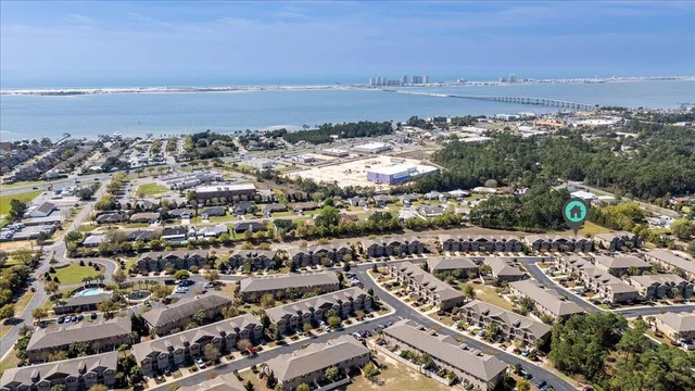 a view of city and ocean