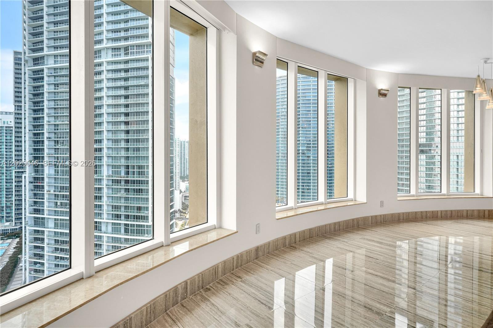 901 Brickell Key Boulevard, Unit 3204 Miami, FL 33131 - Photo 34 of 55 a view of a large window with a large window