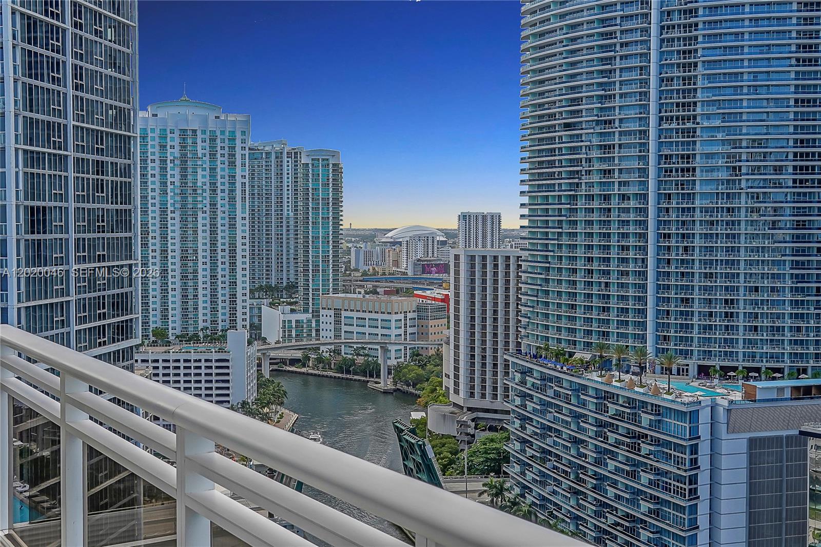 901 Brickell Key Boulevard, Unit 3204 Miami, FL 33131 - Photo 4 of 55 a view of a city with tall buildings