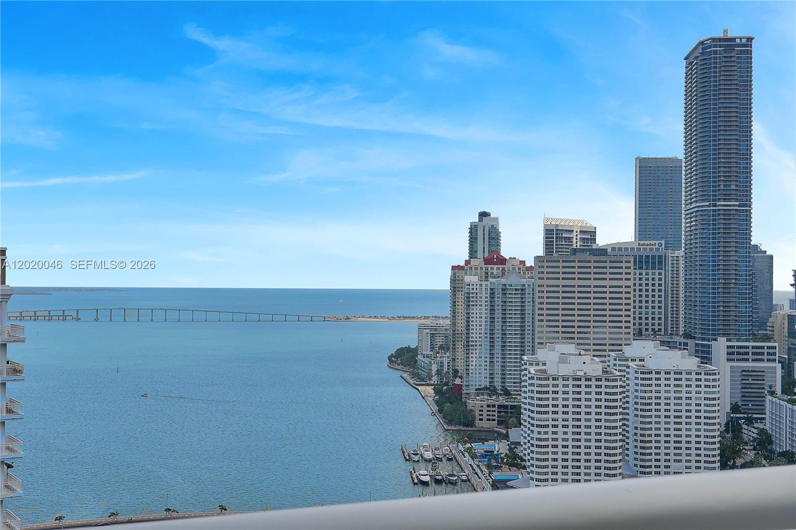 901 Brickell Key Boulevard, Unit 3204 Miami, FL 33131 - Photo 50 of 55 a view of city with ocean