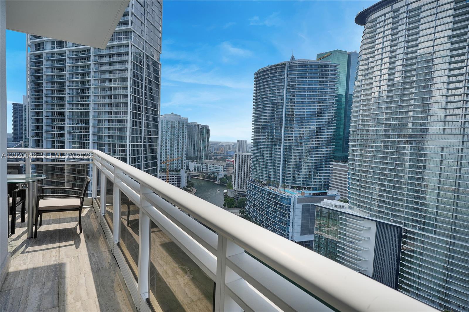 901 Brickell Key Boulevard, Unit 3204 Miami, FL 33131 - Photo 52 of 55 a view of balcony with city view