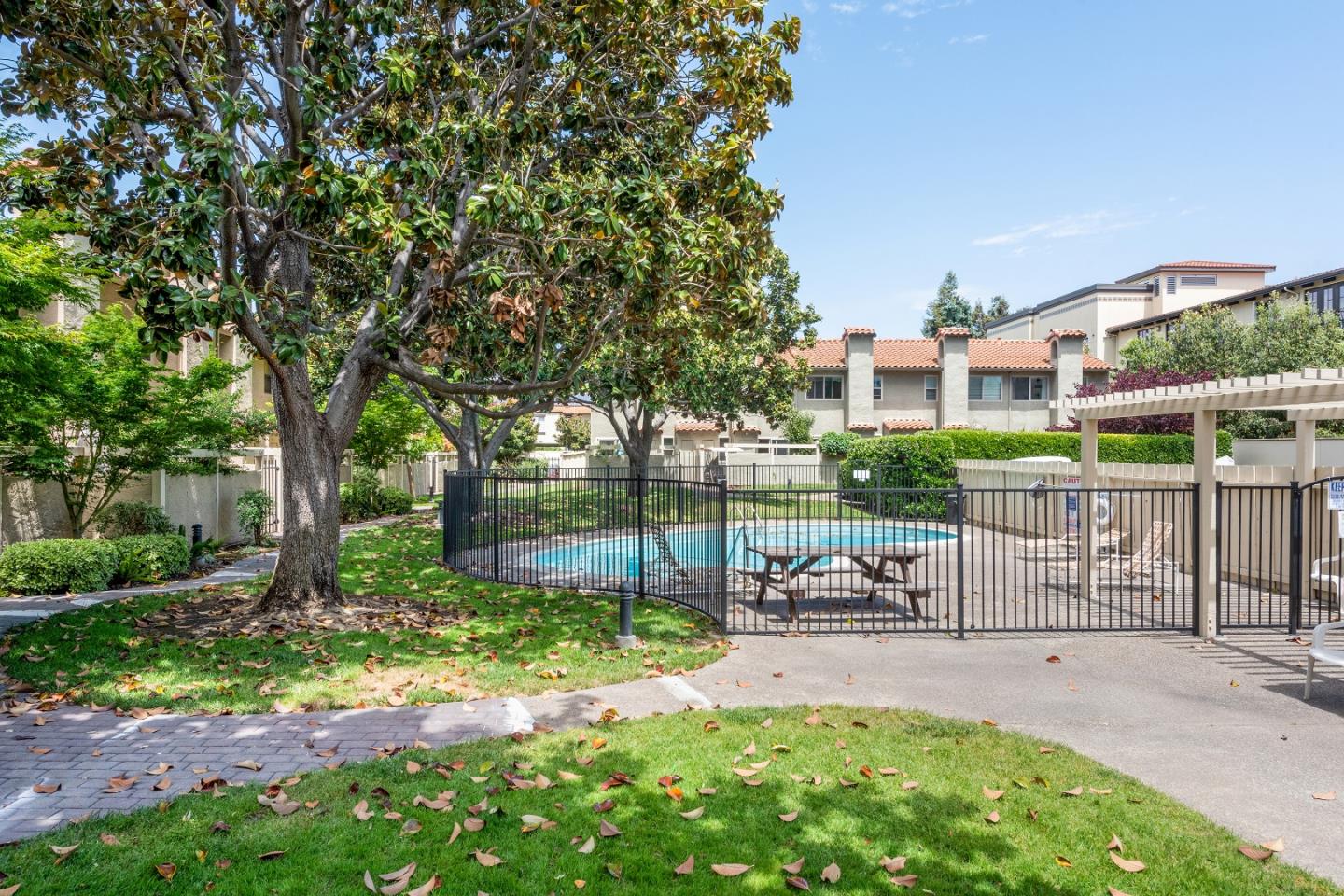 110 Salice Way Campbell, CA 95008 - Photo 13 of 14 a view of a patio with couches table and chairs and potted plants