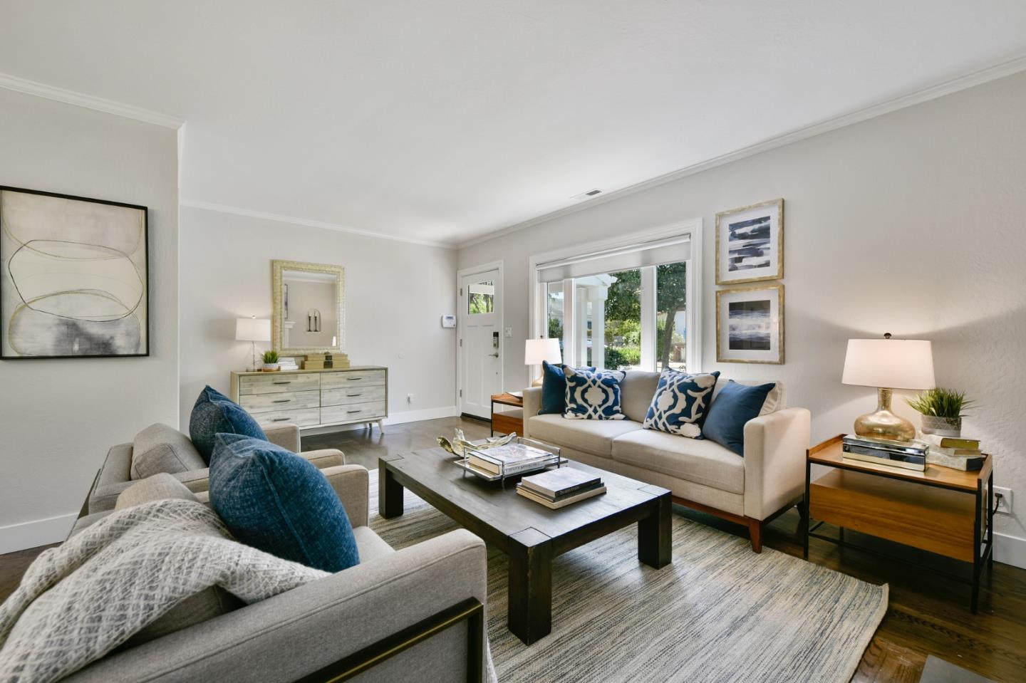 232 Bancroft Road Burlingame, CA 94010 - Photo 19 of 69 a living room with furniture and a couch