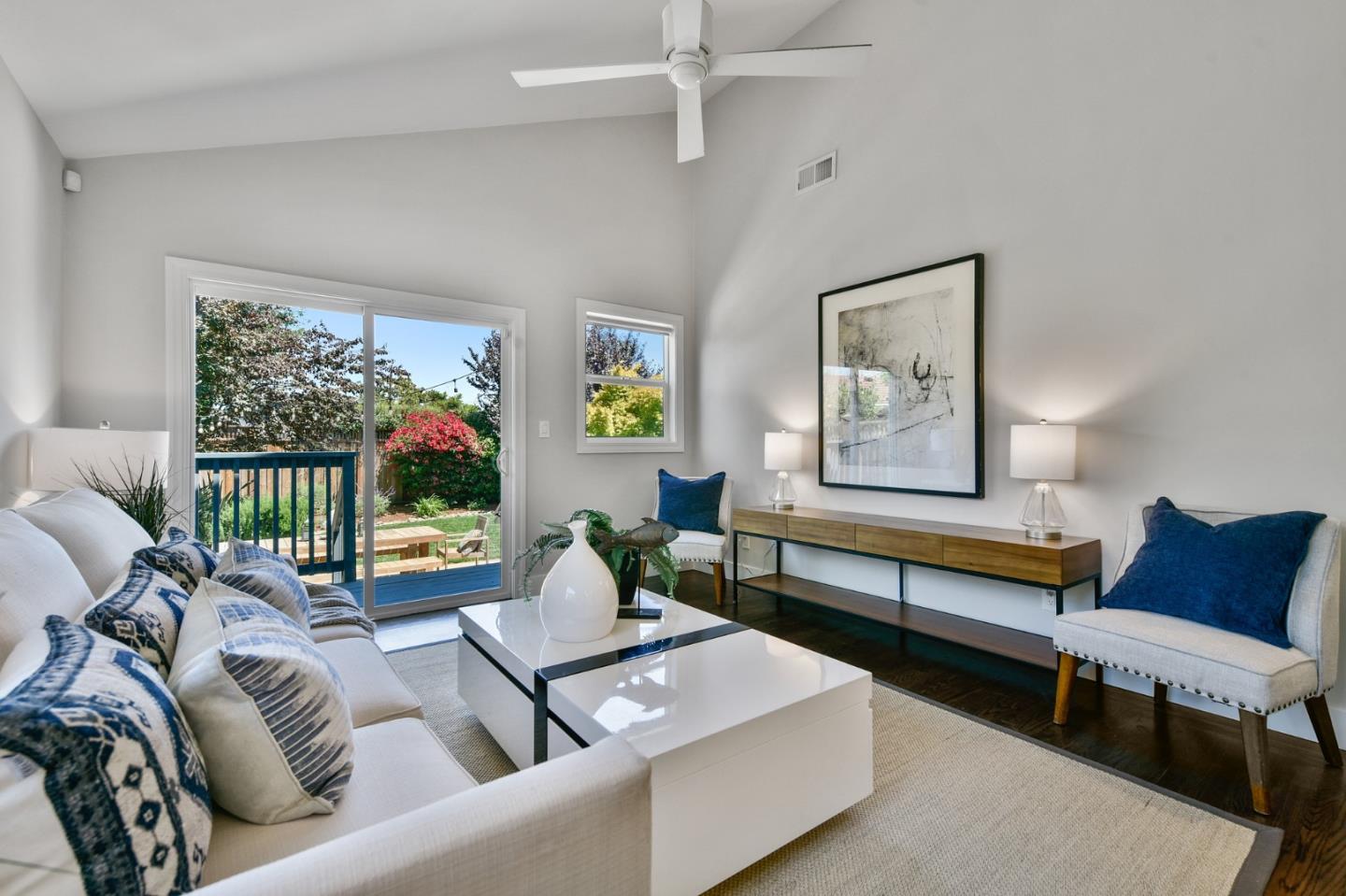 232 Bancroft Road Burlingame, CA 94010 - Photo 32 of 69 a living room with furniture and a large window
