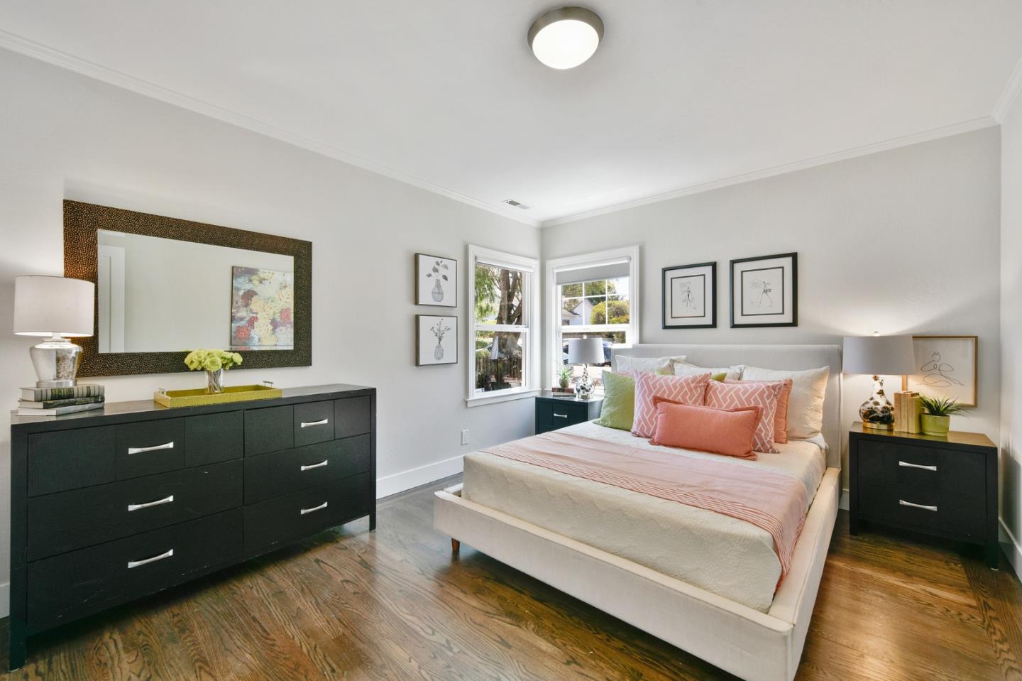 232 Bancroft Road Burlingame, CA 94010 - Photo 44 of 69 a bedroom with a bed and a dresser