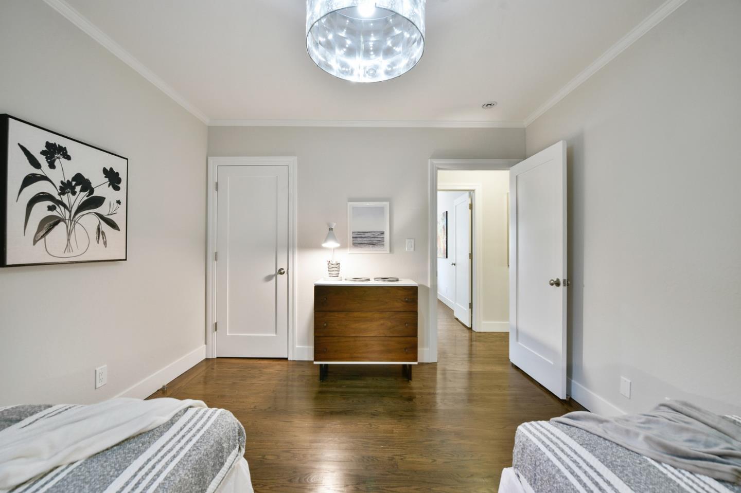 232 Bancroft Road Burlingame, CA 94010 - Photo 47 of 69 a view of kitchen with furniture and wooden floor