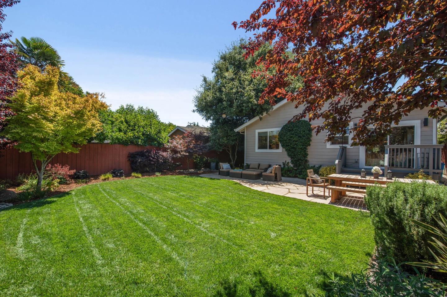 232 Bancroft Road Burlingame, CA 94010 - Photo 56 of 69 a view of a house with backyard and sitting area