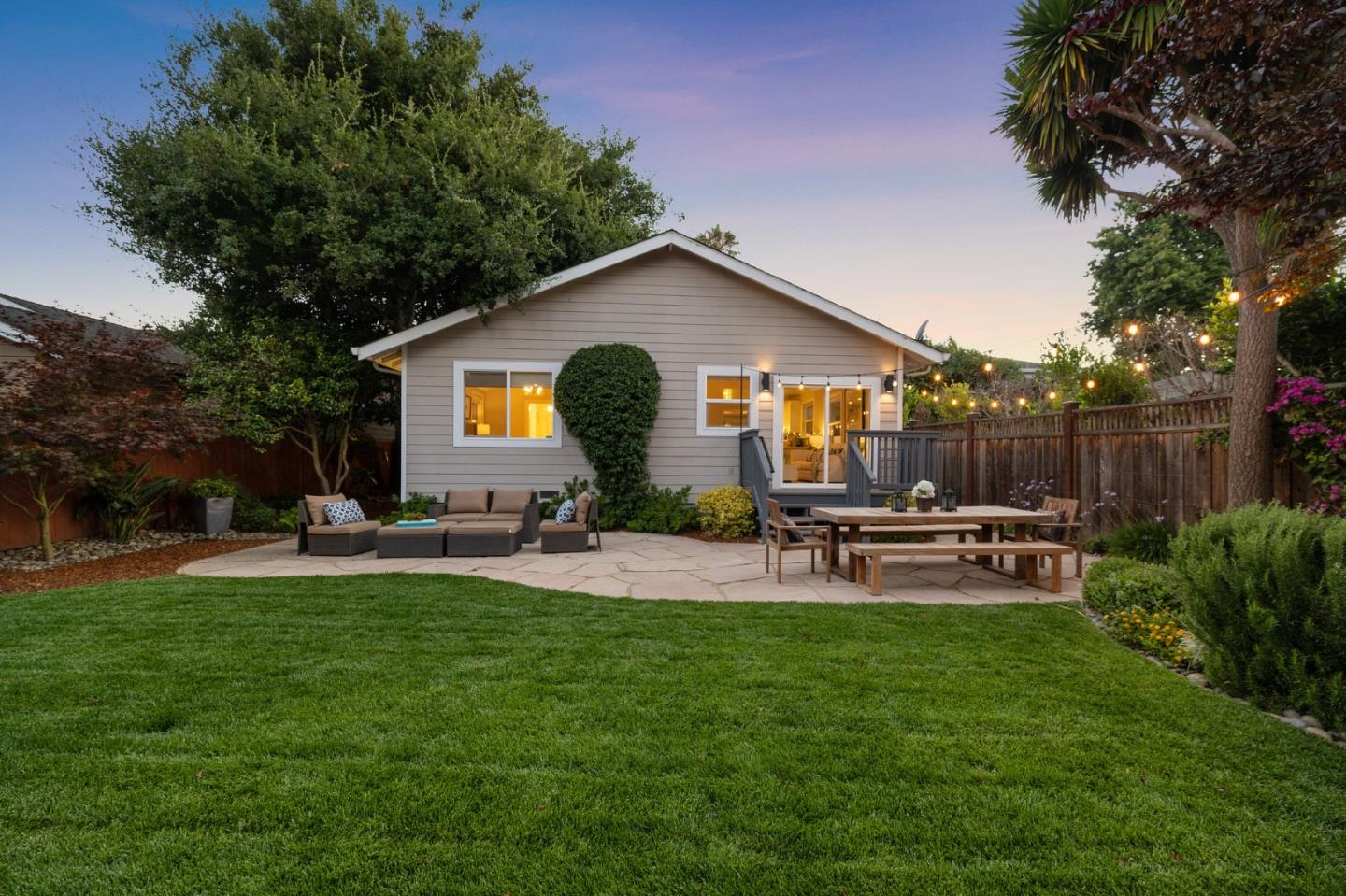 232 Bancroft Road Burlingame, CA 94010 - Photo 68 of 69 a view of a house with backyard and sitting area
