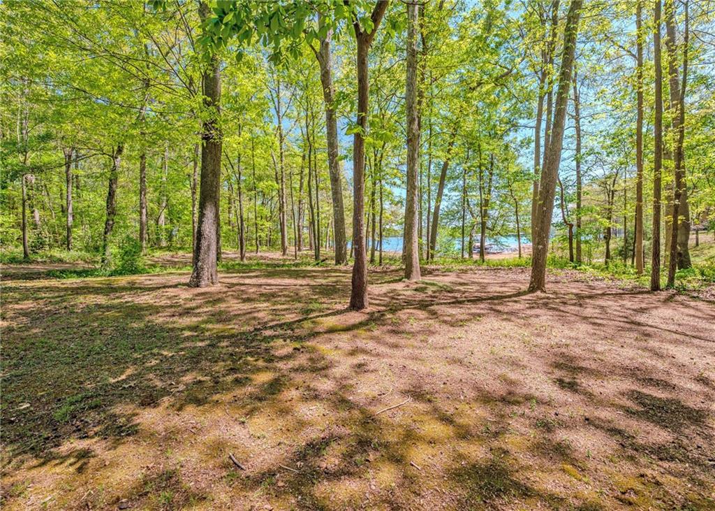 7 Old Oak Trail Hartwell, GA 30643 - Photo 44 of 59 a view of outdoor space with deck and trees