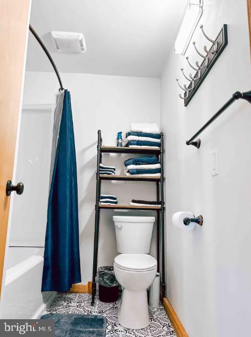 349 Lucas Road Warfordsburg, PA 17267 - Photo 55 of 59 a bathroom with a toilet and a shower