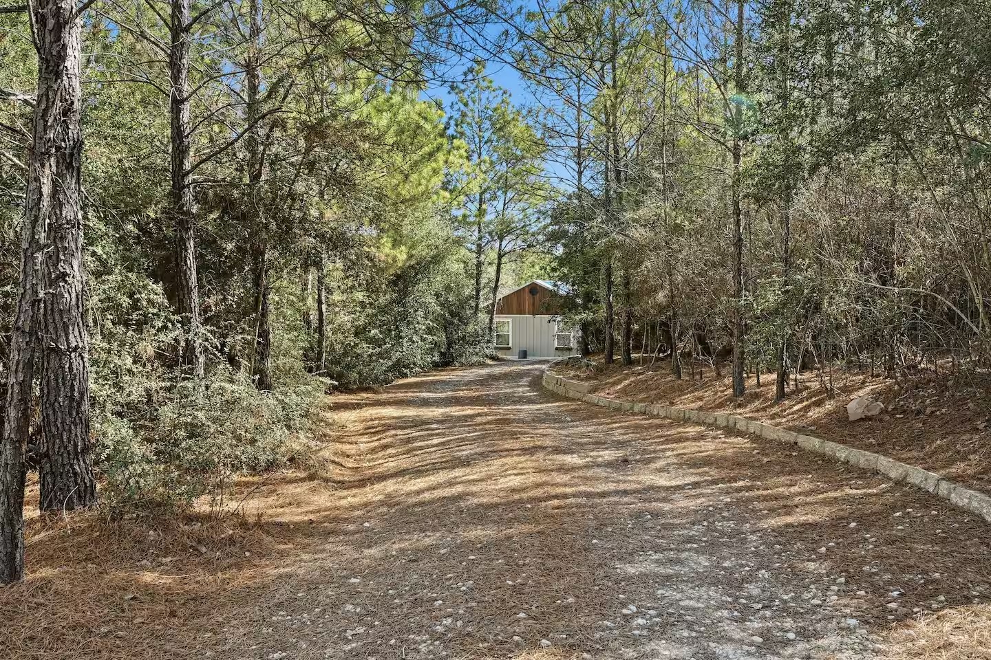 201 Winfield Thicket Road Bastrop, TX 78602 - Photo 2 of 36 a view of a yard with large trees