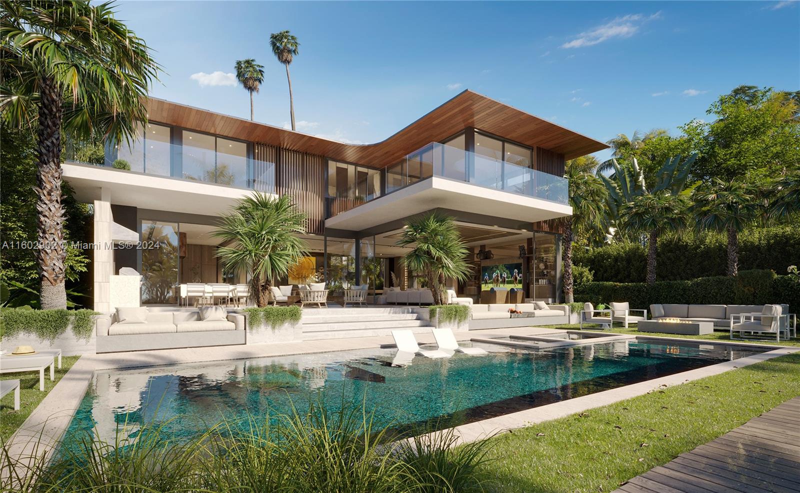 1401 22nd Street Miami Beach, FL 33140 - Photo 2 of 10 a swimming pool with outdoor seating and yard