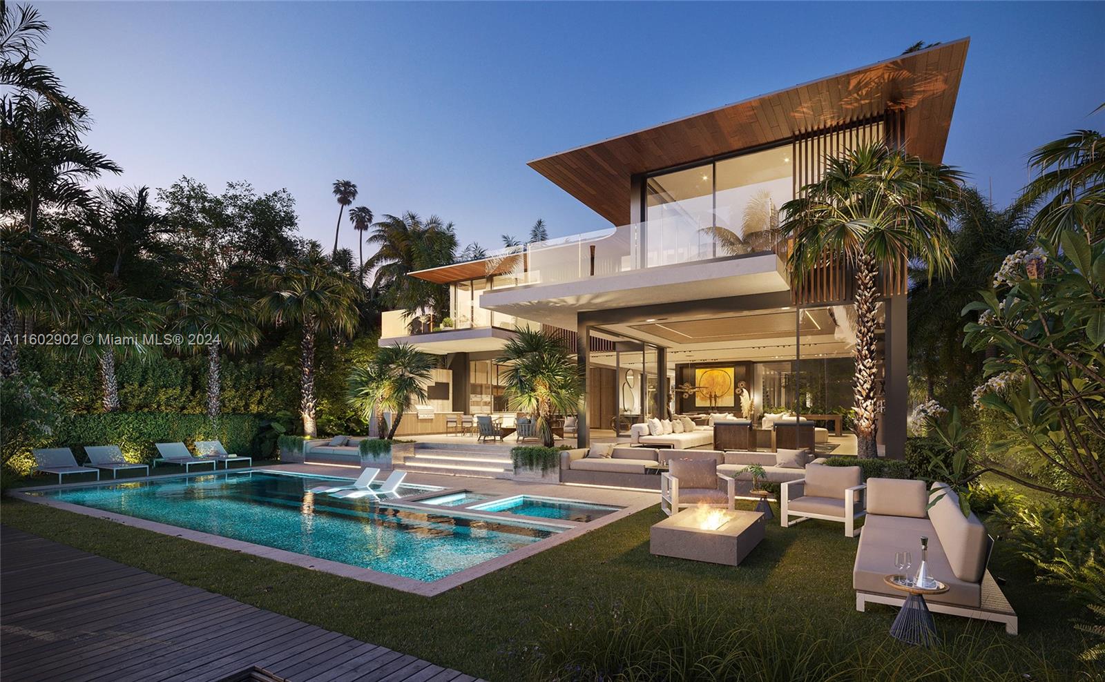 1401 22nd Street Miami Beach, FL 33140 - Photo 5 of 10 a view of a house with swimming pool and sitting area