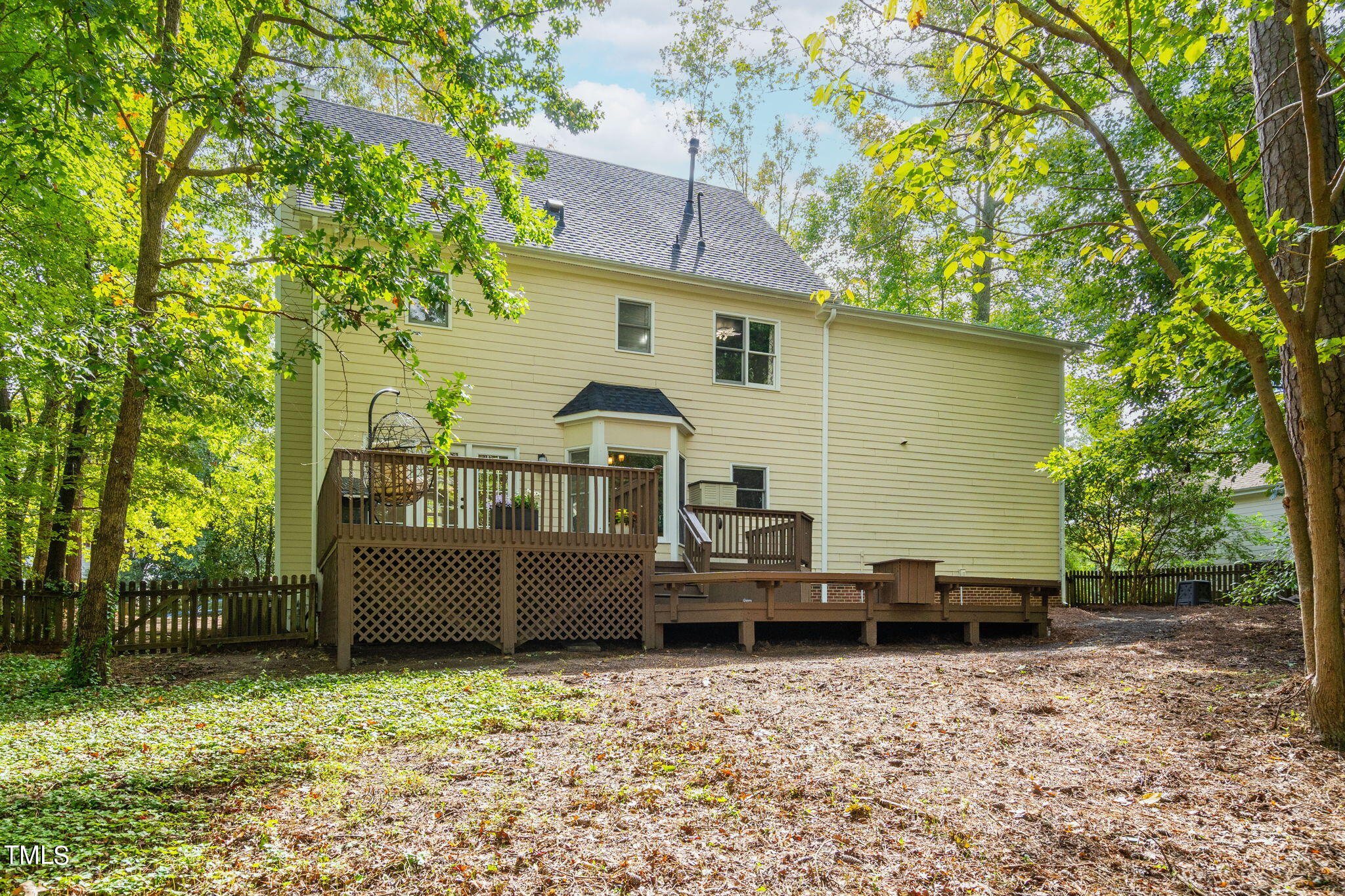 205 Glenmore Road Cary, NC 27519 - Photo 28 of 37 205 Glenmore backyard 2