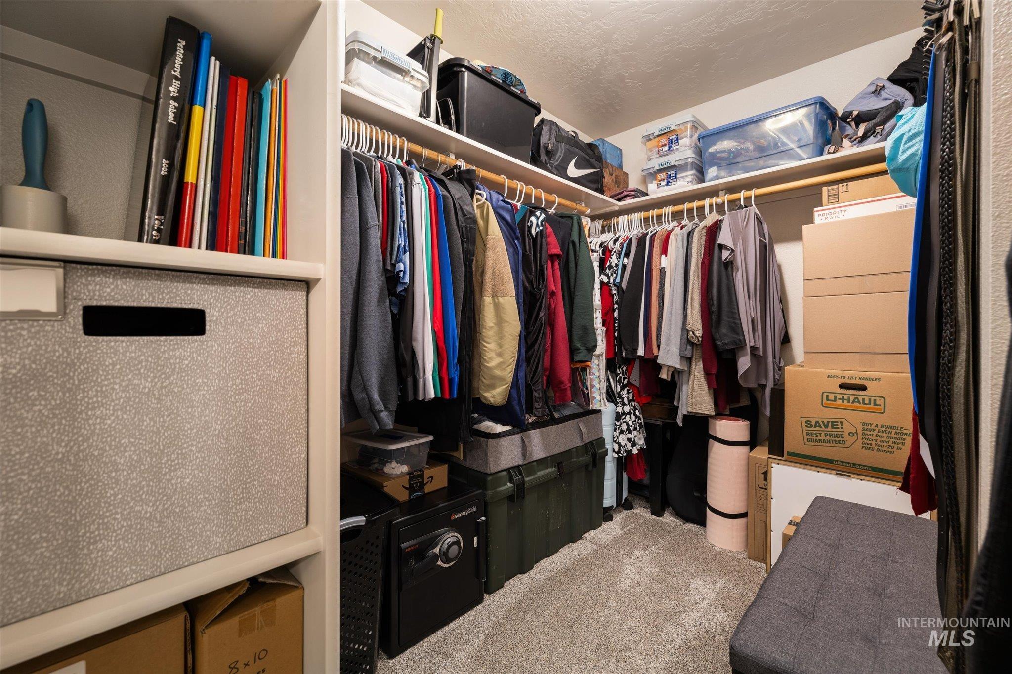 7166 Yellow Fern Road Nampa, ID 83687 - Photo 22 of 35 Walk in closet with light colored carpet