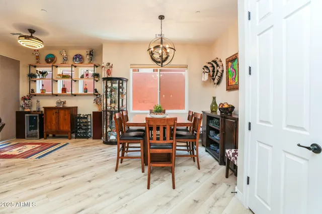 a view of a livingroom with furniture and furniture