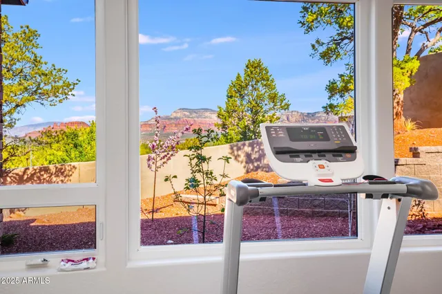 view of living room with furniture and flat screen tv