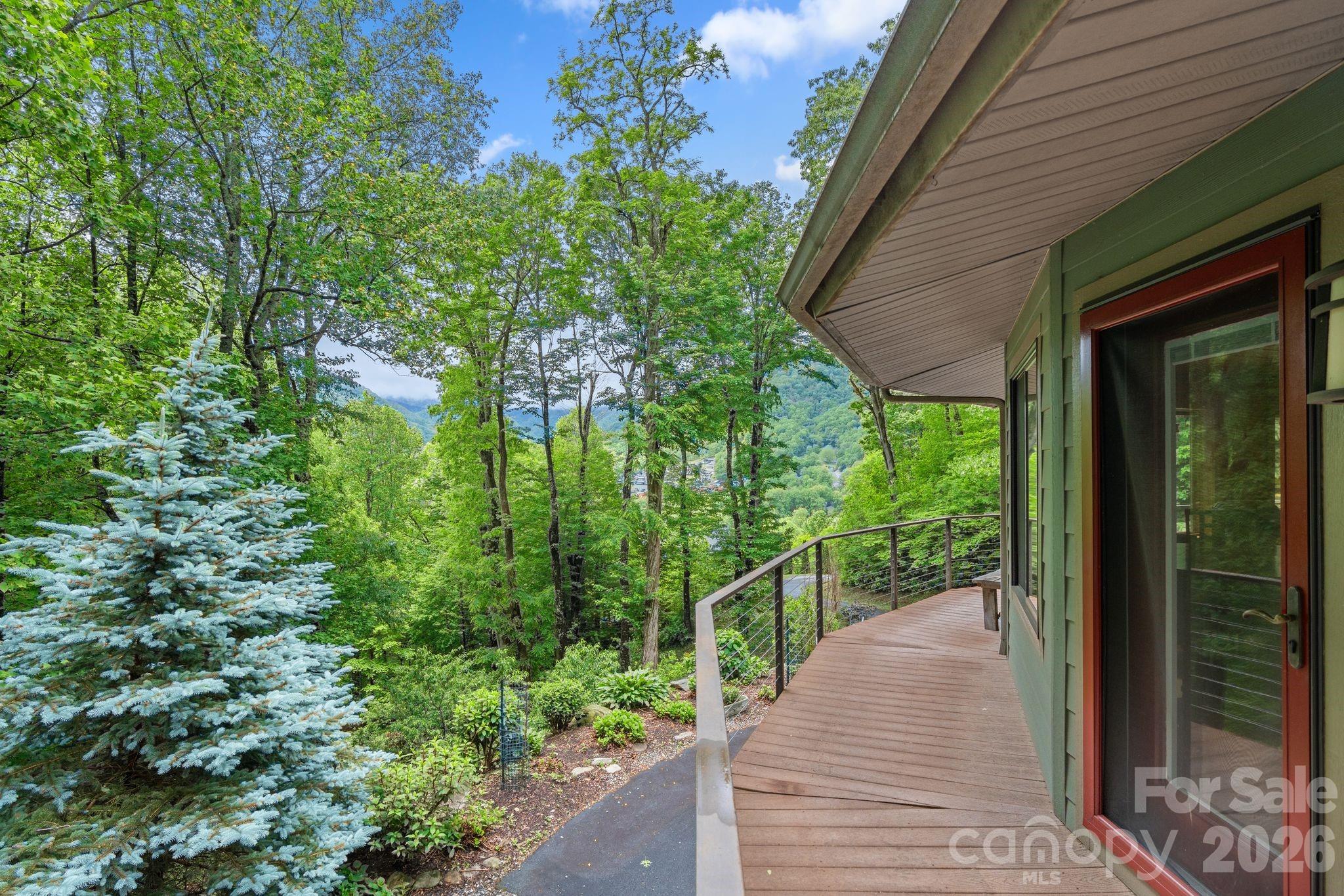 140 Slim Ridge Maggie Valley, NC 28751 - Photo 23 of 33 view of a pathway both side of house