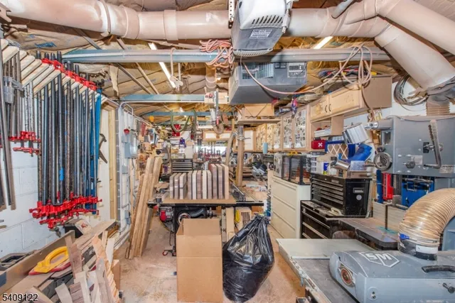 a view of storage and utility room