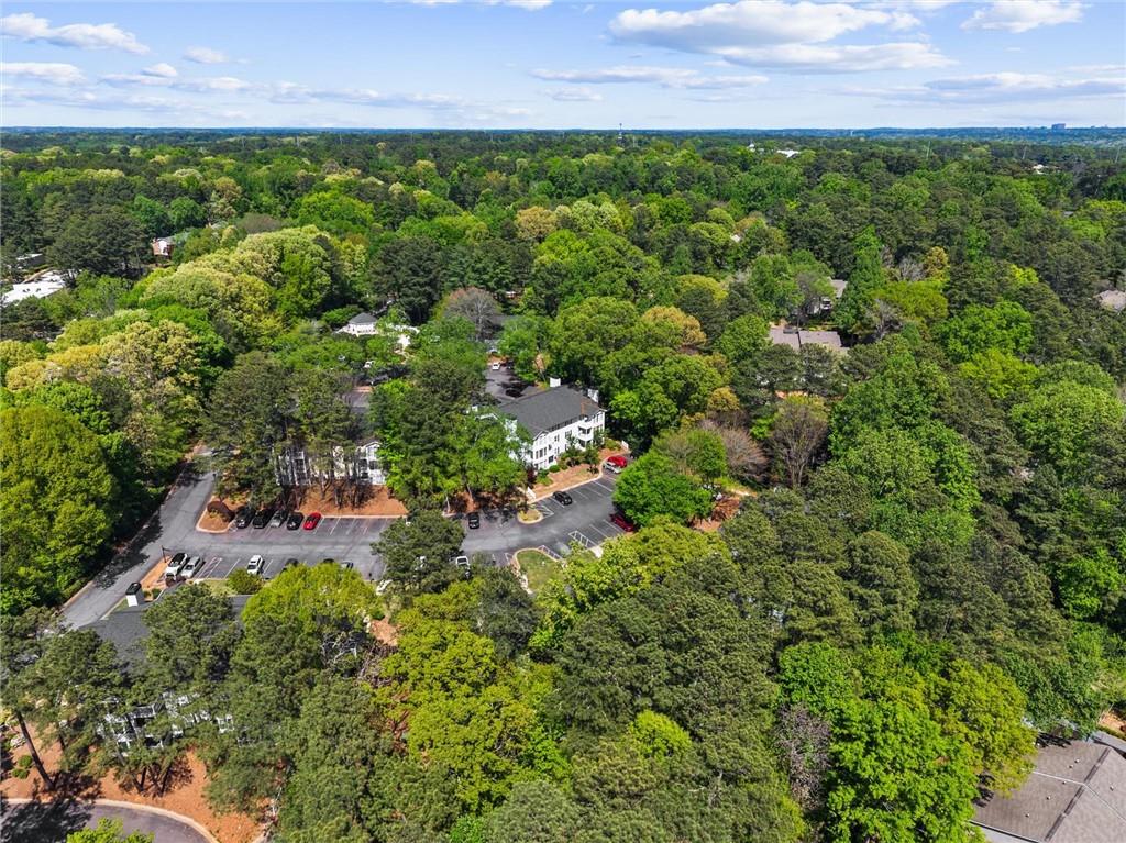 1610 Raleigh Circle Marietta, GA 30067 - Photo 30 of 33 an aerial view of residential houses with outdoor space and trees all around
