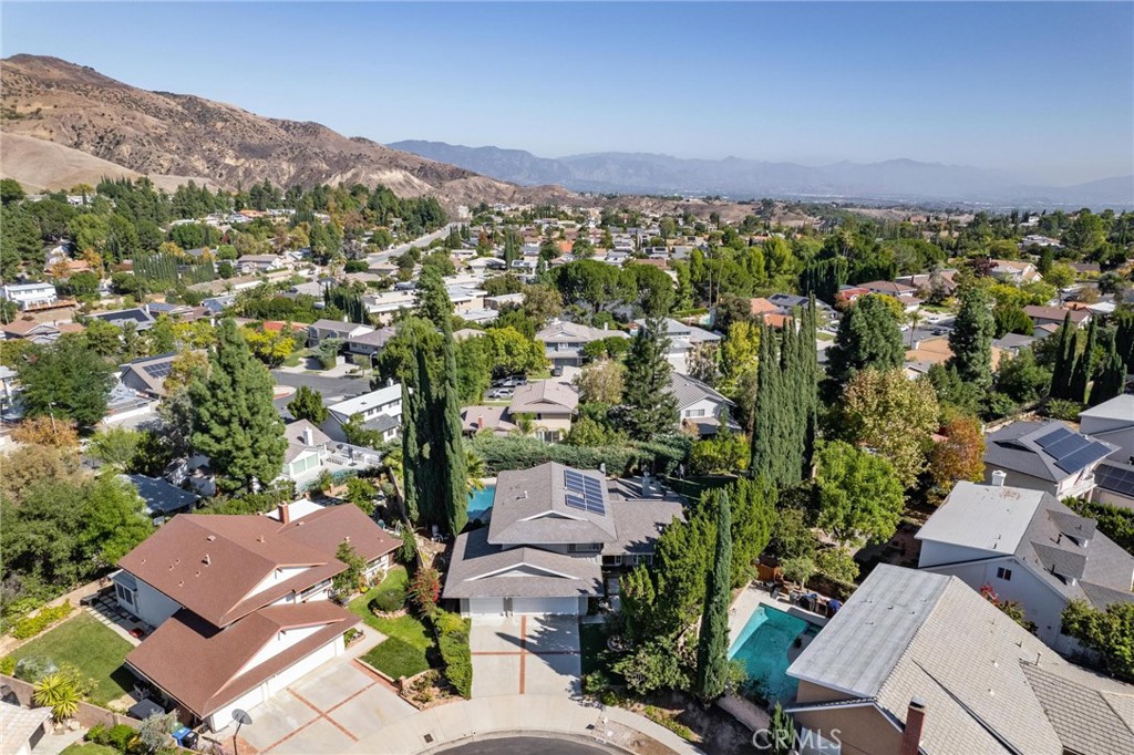 12110 Braemore Place Porter Ranch, CA 91326 - Photo 42 of 45 an aerial view of multiple house