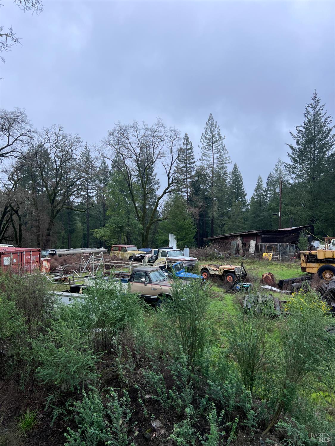 15785 Pole Mountain Road Cazadero, CA 95421 - Photo 18 of 44 a view of back yard with outdoor seating and green space