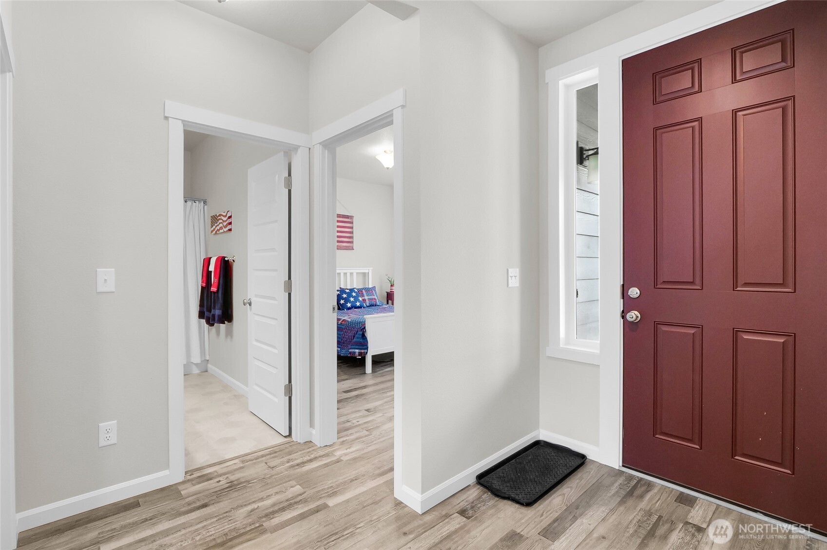 4705 West Merlin Street Moses Lake, WA 98837 - Photo 30 of 33 wooden floor and closet in a room