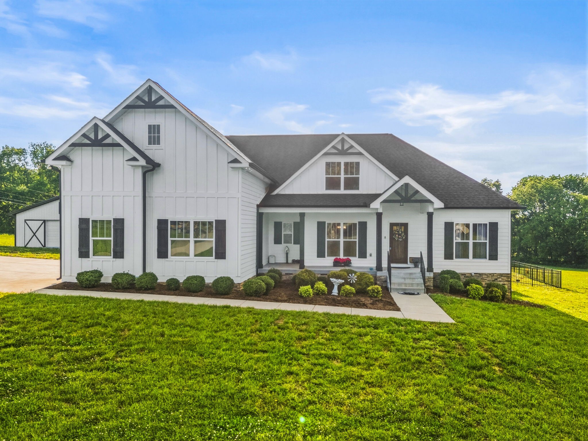 3378 New Hall Road Greenbrier, TN 37073 - Photo 68 of 83 a front view of a house with a yard