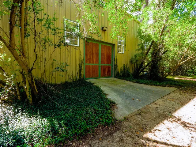 a view of outdoor space and shower