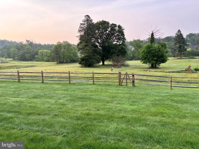a view of a green field