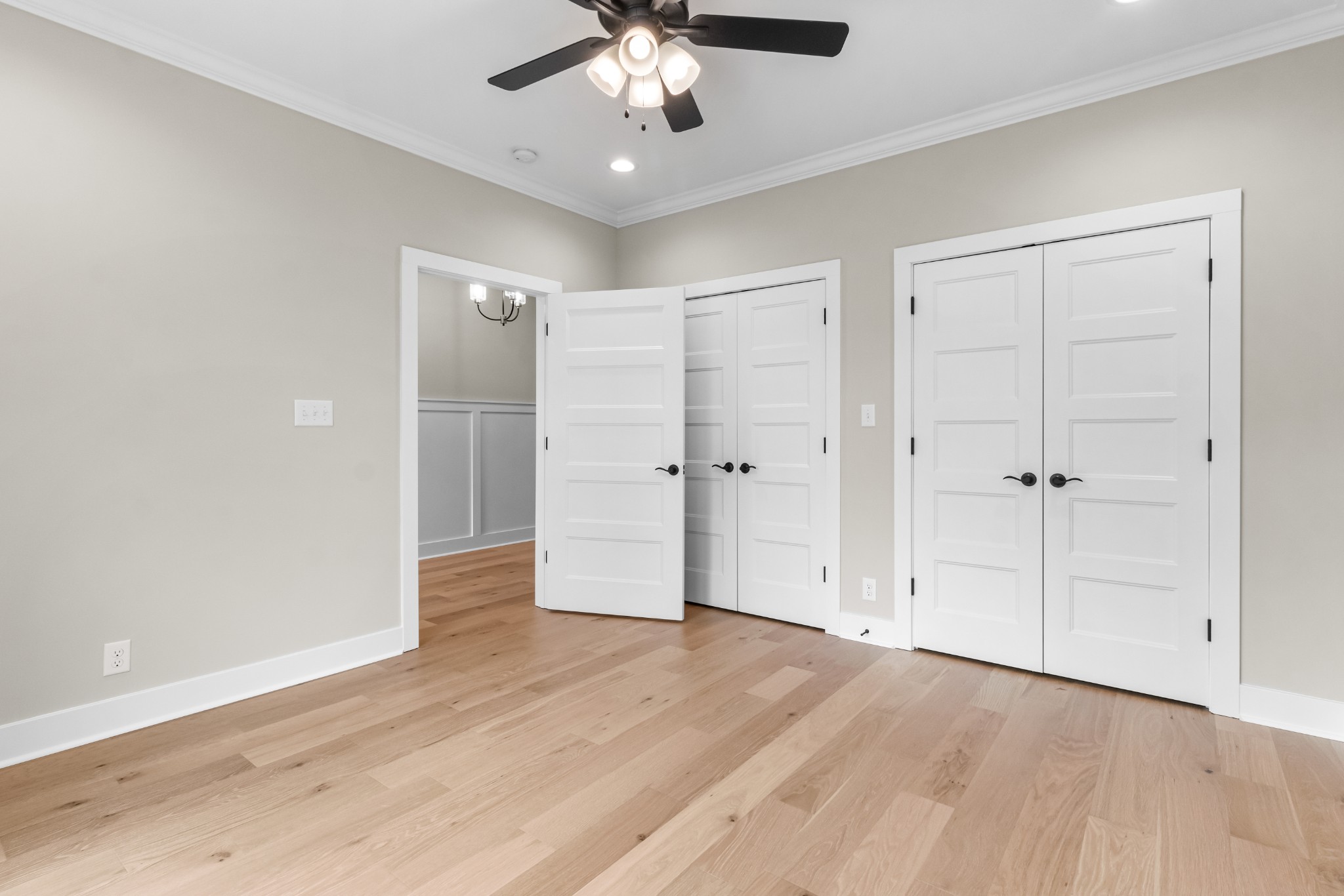 3600 Trough Springs Road Adams, TN 37010 - Photo 23 of 54 an empty room with wooden floor closet and windows