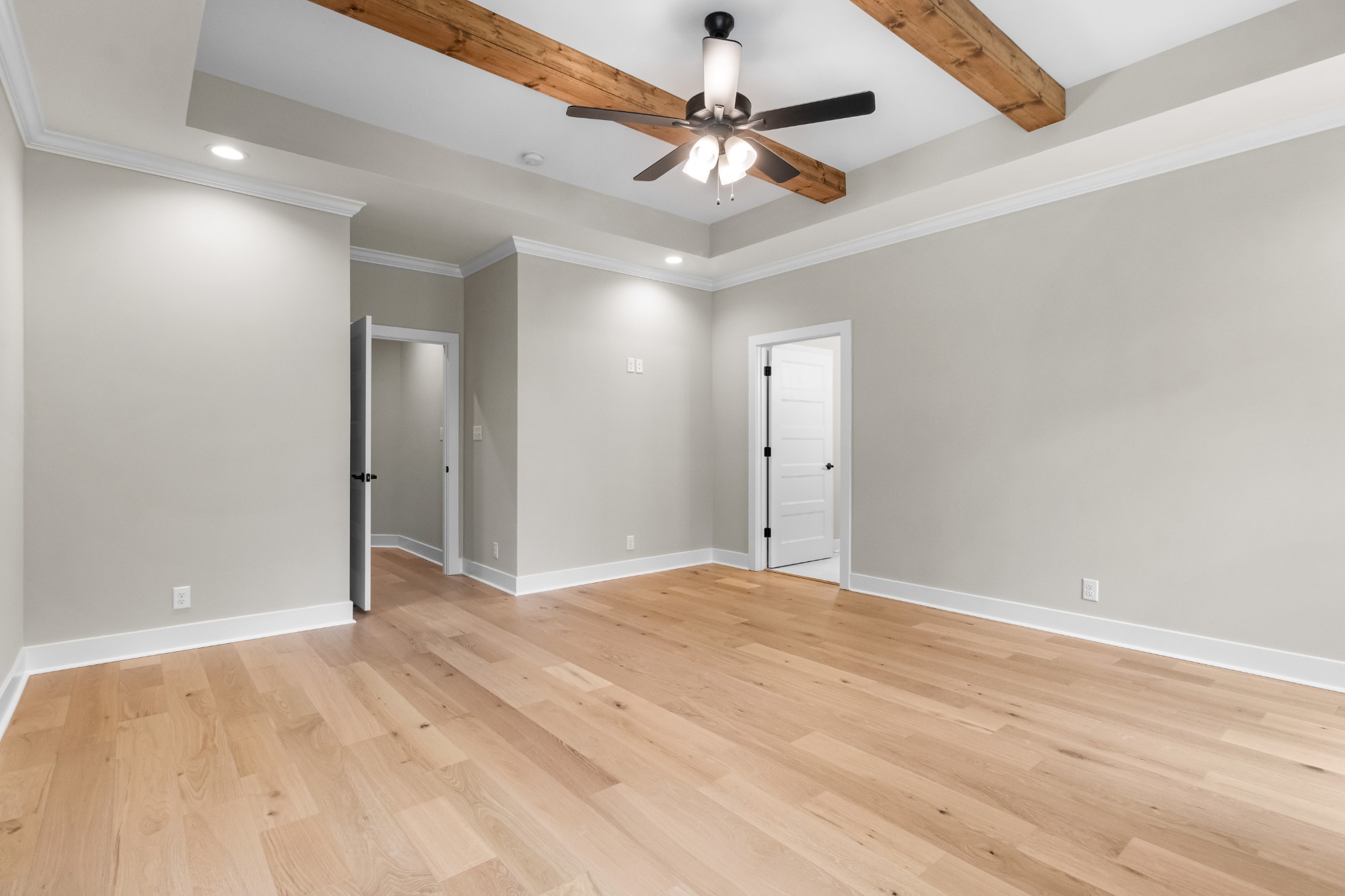 3600 Trough Springs Road Adams, TN 37010 - Photo 28 of 54 a view of an empty room with a chandelier fan