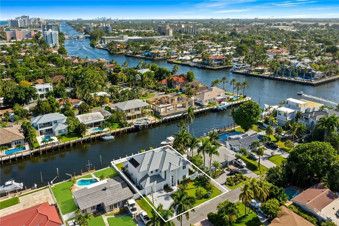 3204 Dover Road Pompano Beach, FL 33062 - Photo 5 of 73 Aerial View Looking South